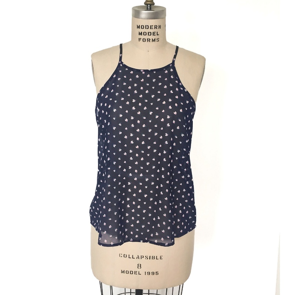 ACTIVE USA - Printed Chiffon Halter Top